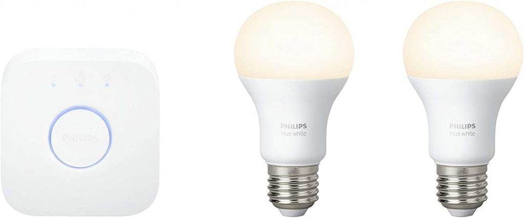 Tipos de enchufes inteligentes- Kit 2 Bombillas Inteligentes LED E27 y Puente, 6 Claves para ahorrar en la factura de la luz con Enchufes Inteligentes-2022