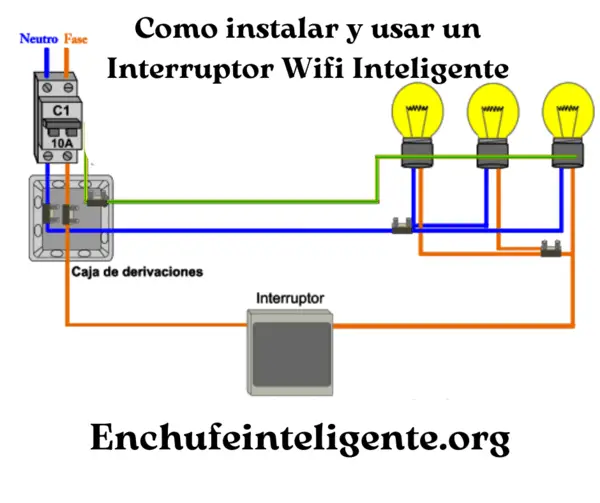 Como instalar y usar un Interruptor Wifi Inteligente
