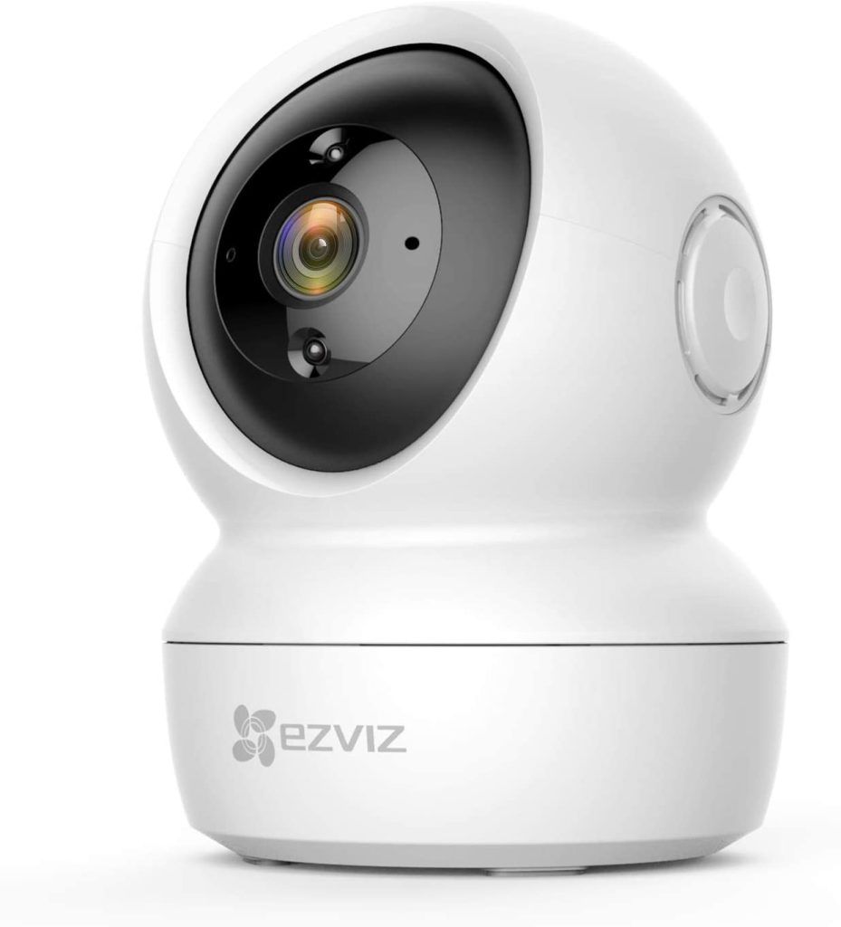 Los mejores dispositivos inteligentes compatibles  Google home para comprar en 2023. EZVIZ Cámara Vigilancia Wifi Interior 360º Visión Nocturna, Audio Bidireccional y Detección de Movimiento