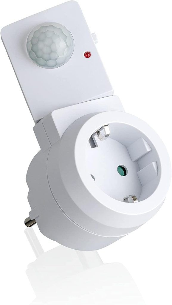 SEBSON Enchufe con Detector de Movimiento PIR Giratorio. Cómo elegir el sensor de movimiento adecuado para tu hogar: Guía de compra