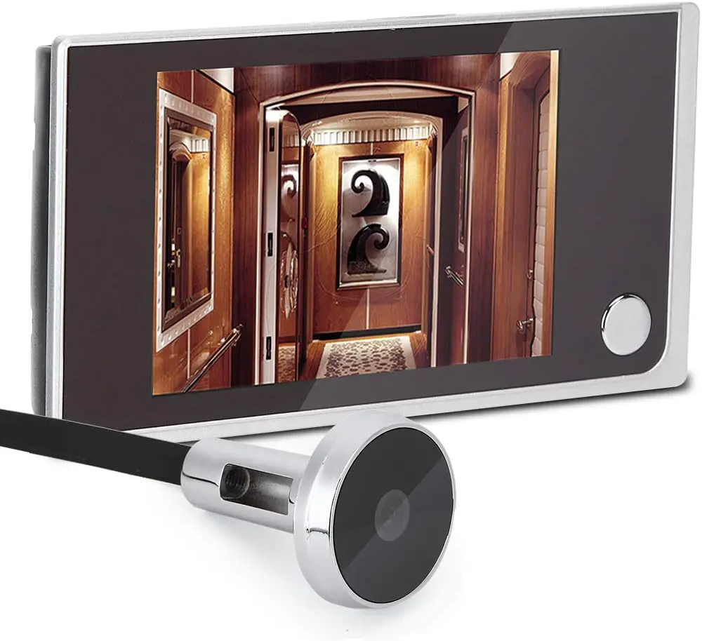 Tangxi Mirilla Digital con Pantalla LCD 3.5 Pulgadas+ Ángulo de Visión 120°.  las 10 mejores mirillas digitales del mercado; Guía de compra y reseñas