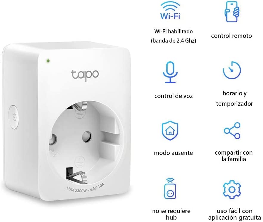 Ahorre dinero y energía con el enchufe inteligente TP-Link TAPO P100