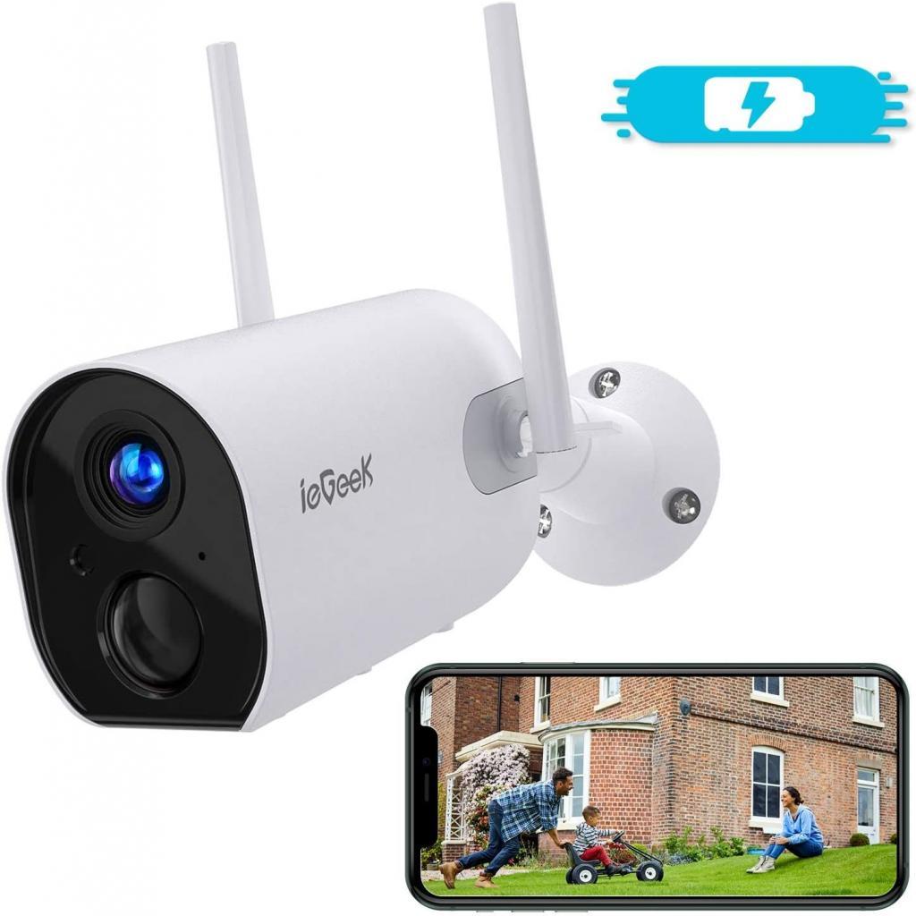 La cámara de vigilancia WiFi exterior ieGeek 2K: Protege tu hogar de forma inteligente y sin cables