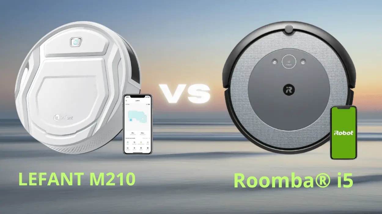 Comparación entre el LEFANT M210 Robot Aspirador y el iRobot Roomba i51524
